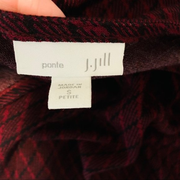 J.JILL Ponte Knit Dress fit & flare Dress PS 1477 - Picture 7 of 8